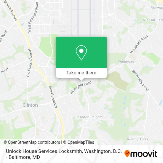Unlock House Services Locksmith map