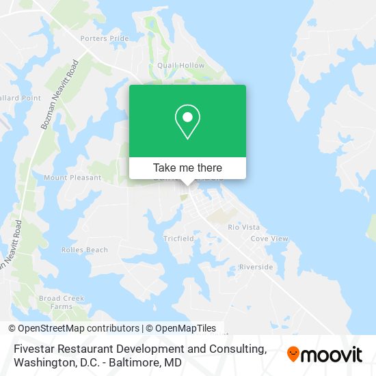 Mapa de Fivestar Restaurant Development and Consulting
