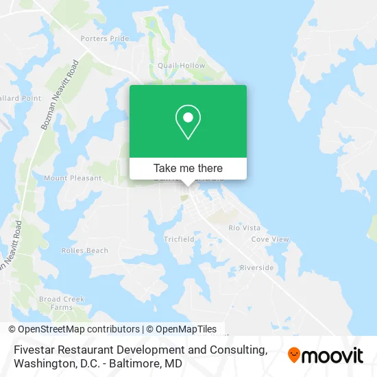 Fivestar Restaurant Development and Consulting map