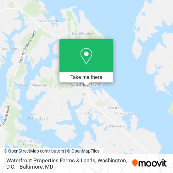 Mapa de Waterfront Properties Farms & Lands