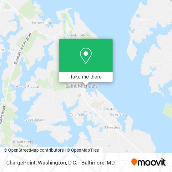Mapa de ChargePoint