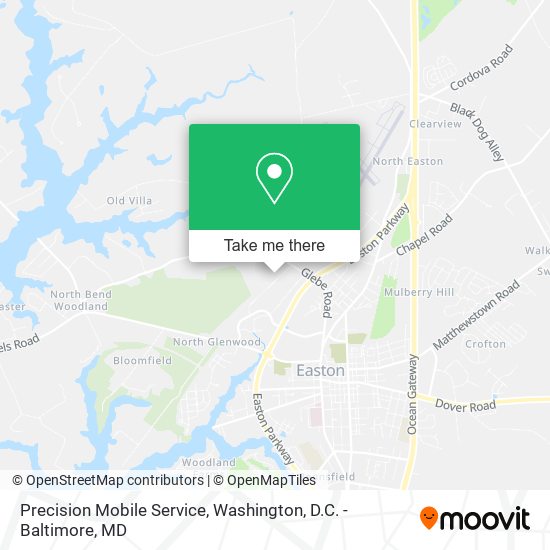 Mapa de Precision Mobile Service
