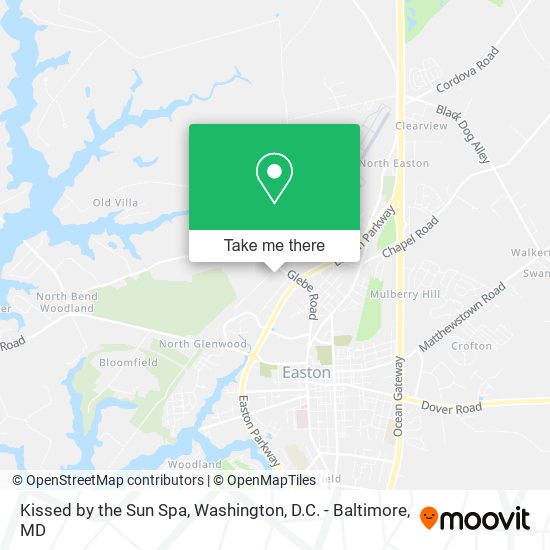 Kissed by the Sun Spa map