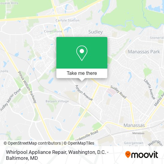 Mapa de Whirlpool Appliance Repair