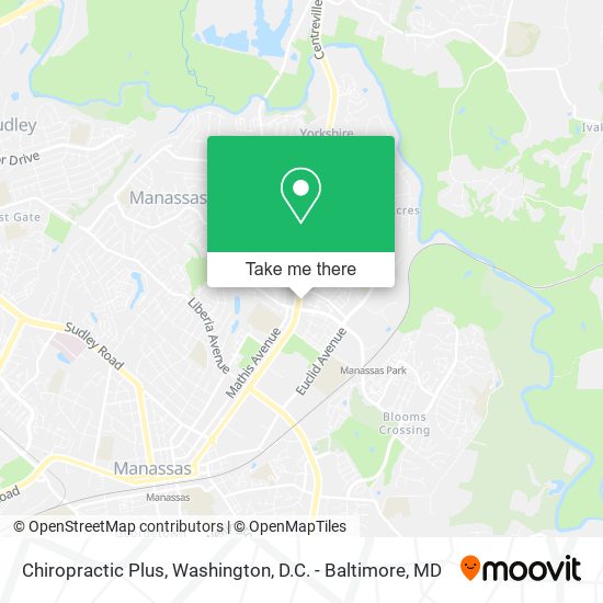 Chiropractic Plus map