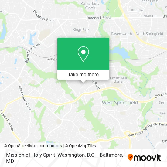 Mapa de Mission of Holy Spirit