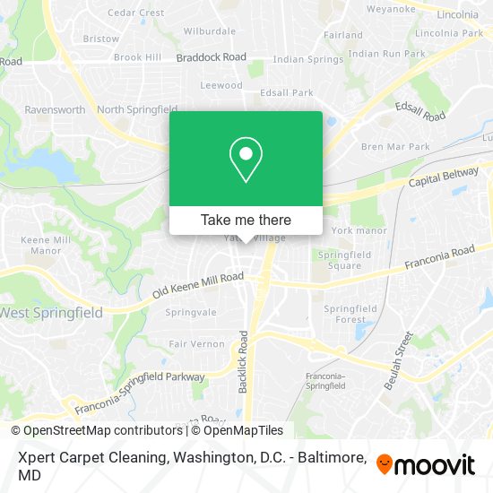 Mapa de Xpert Carpet Cleaning