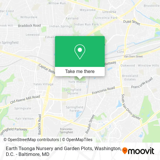 Earth Tsonga Nursery and Garden Plots map