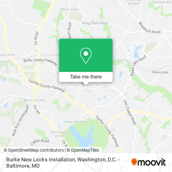 Burke New Locks Installation map