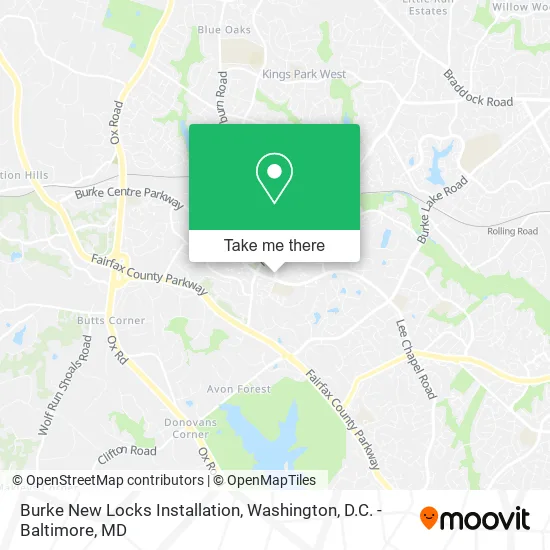 Mapa de Burke New Locks Installation
