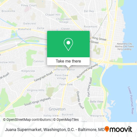 Mapa de Juana Supermarket