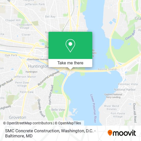 SMC Concrete Construction map