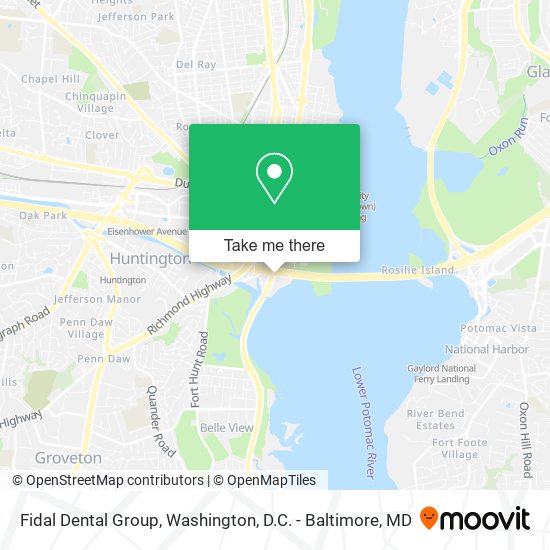 Fidal Dental Group map