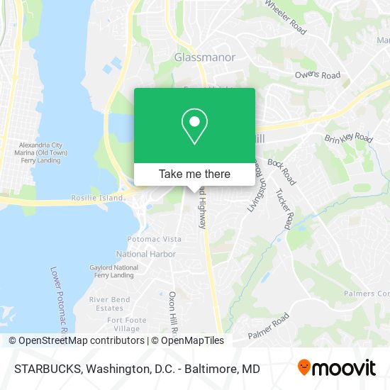 STARBUCKS map