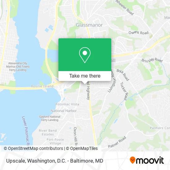 Upscale map