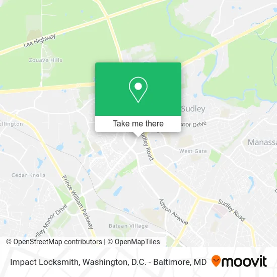 Impact Locksmith map
