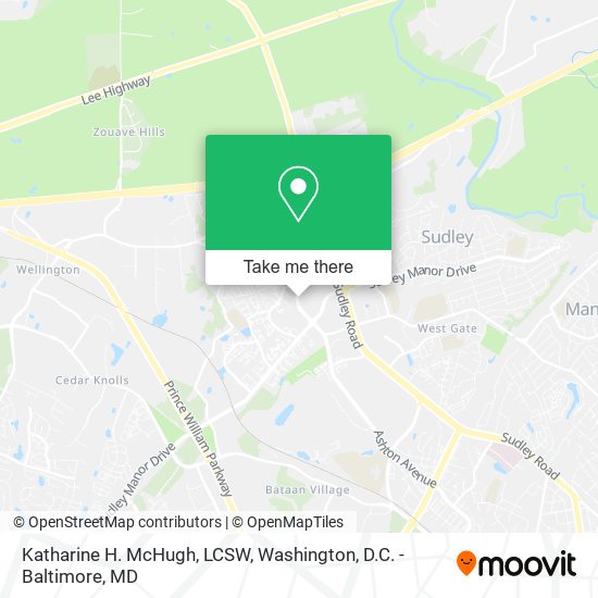 Katharine H. McHugh, LCSW map