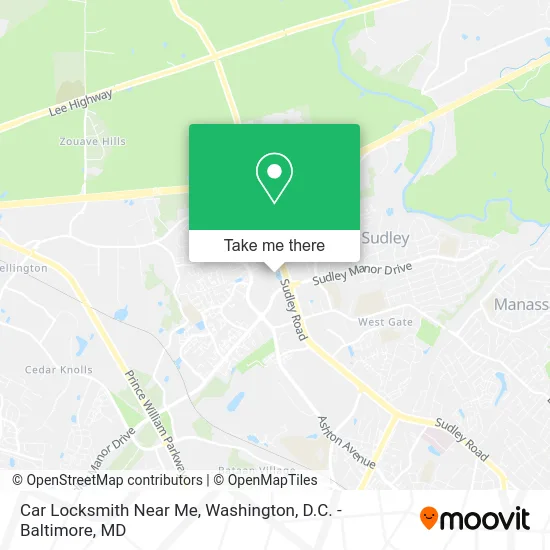 Car Locksmith Near Me map