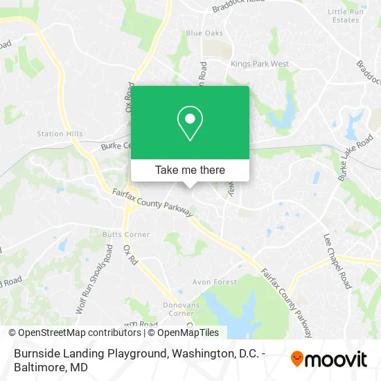 Mapa de Burnside Landing Playground