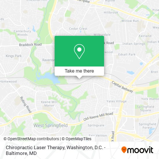Mapa de Chiropractic Laser Therapy