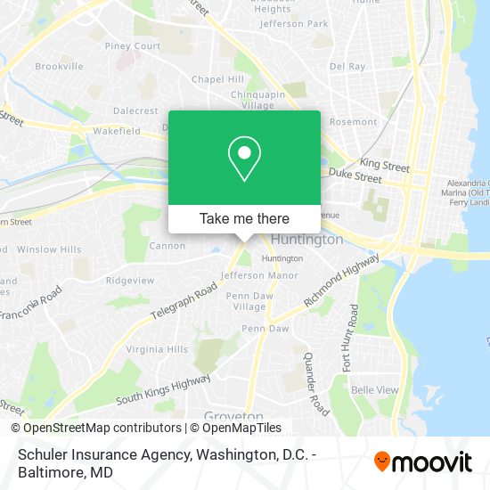 Schuler Insurance Agency map