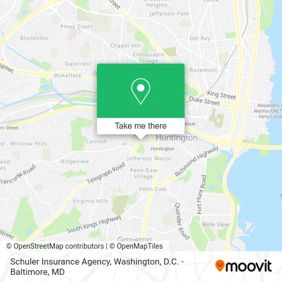 Schuler Insurance Agency map