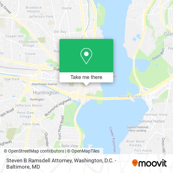 Steven B Ramsdell Attorney map