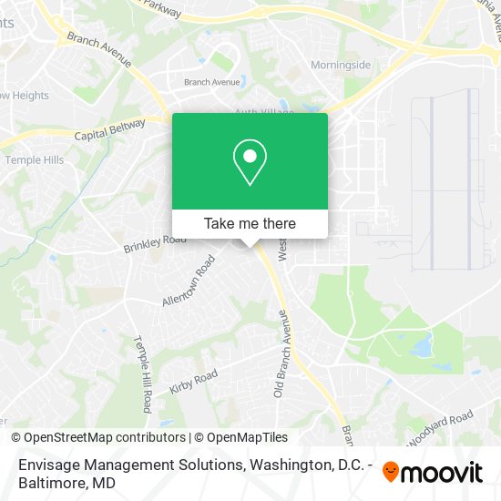 Mapa de Envisage Management Solutions
