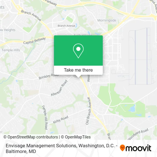 Envisage Management Solutions map