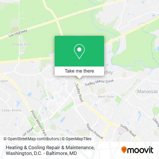Heating & Cooling Repair & Maintenance map