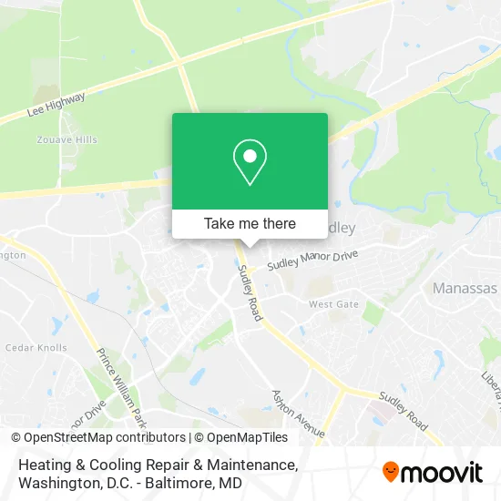 Heating & Cooling Repair & Maintenance map