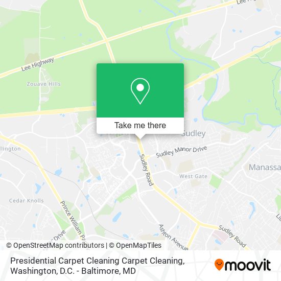 Presidential Carpet Cleaning Carpet Cleaning map