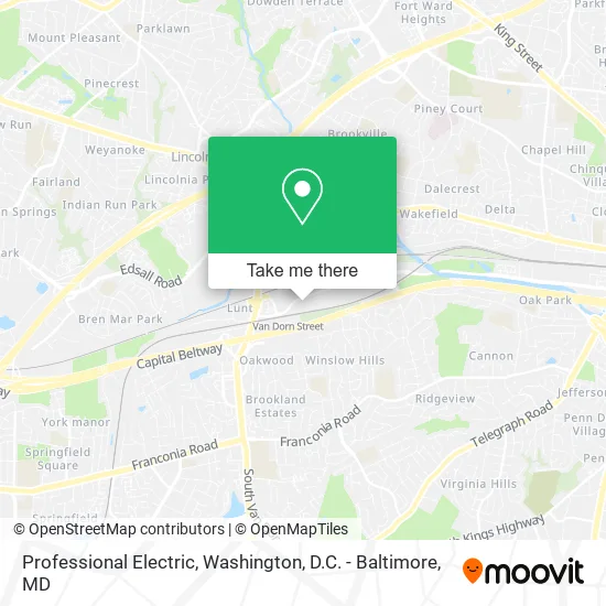 Professional Electric map