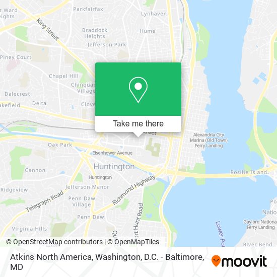 Mapa de Atkins North America