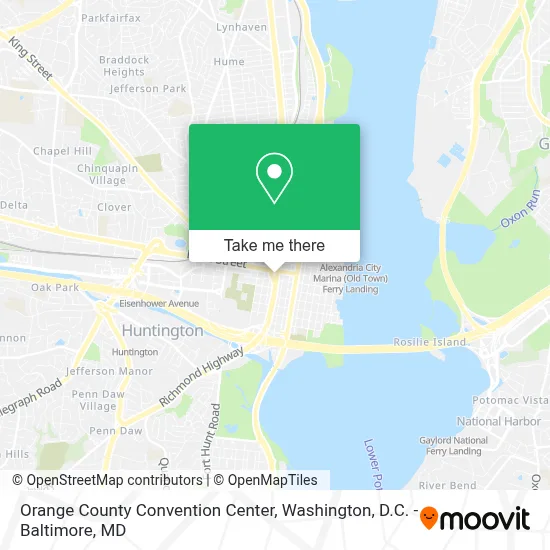 Orange County Convention Center map