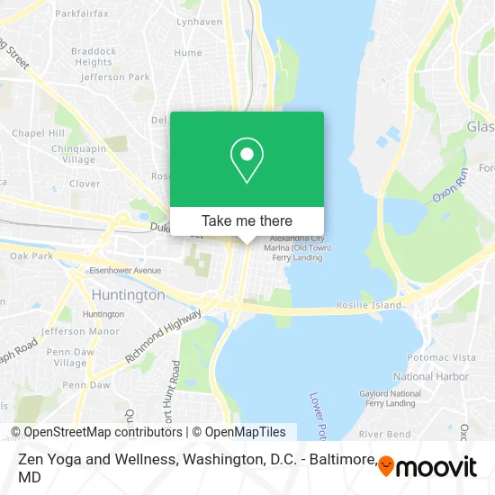 Zen Yoga and Wellness map