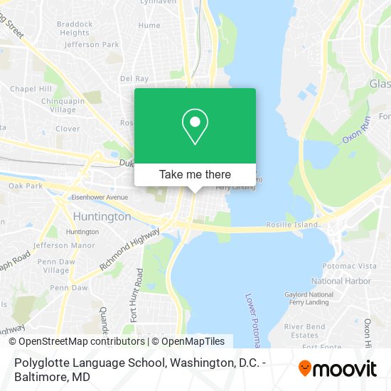 Polyglotte Language School map
