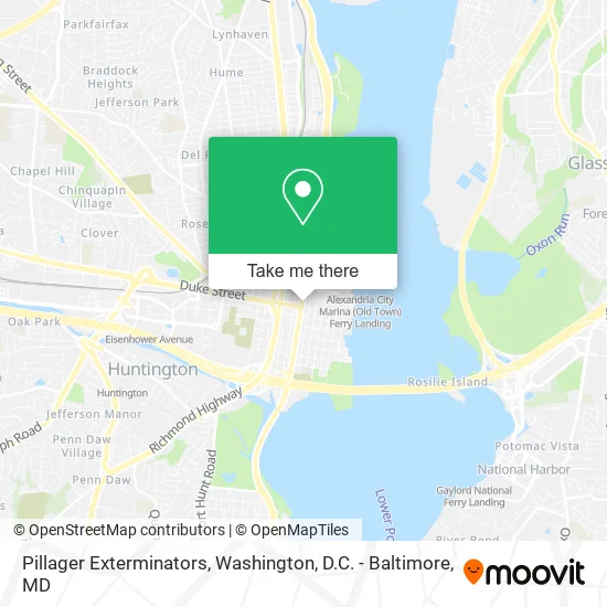 Pillager Exterminators map