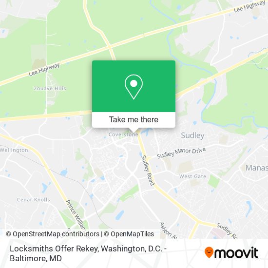 Mapa de Locksmiths Offer Rekey