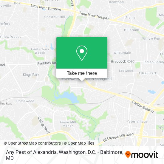 Mapa de Any Pest of Alexandria