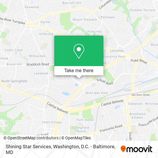 Mapa de Shining Star Services