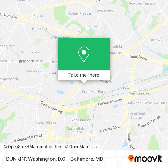Mapa de DUNKIN'