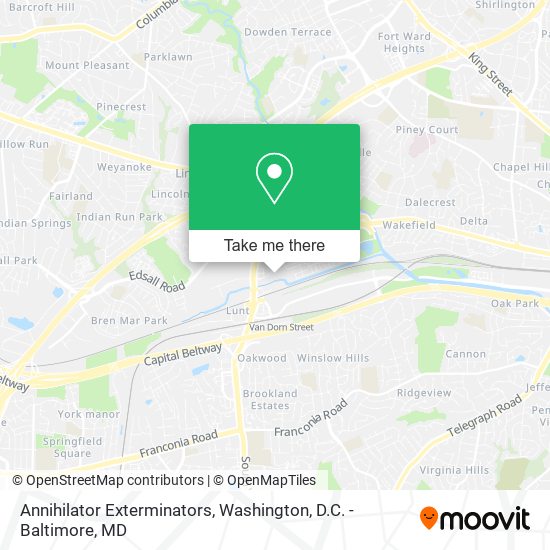 Annihilator Exterminators map