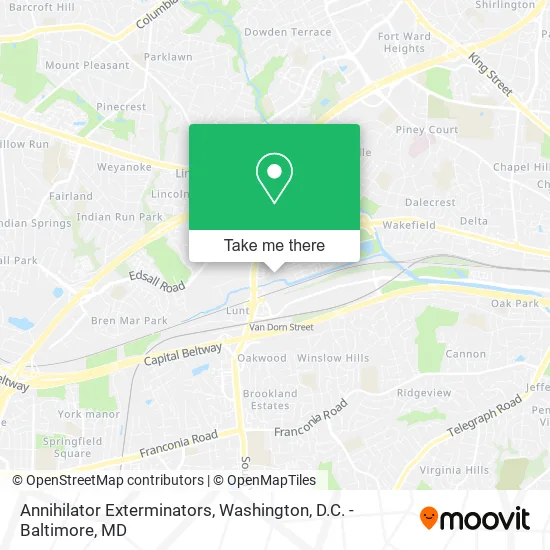 Annihilator Exterminators map