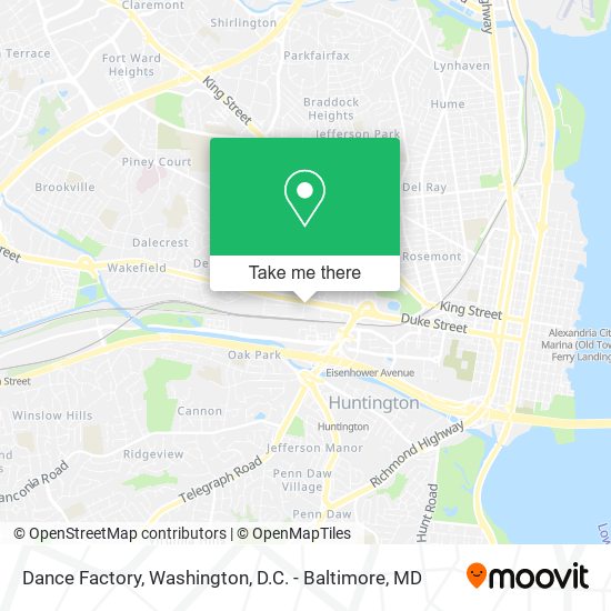 Mapa de Dance Factory