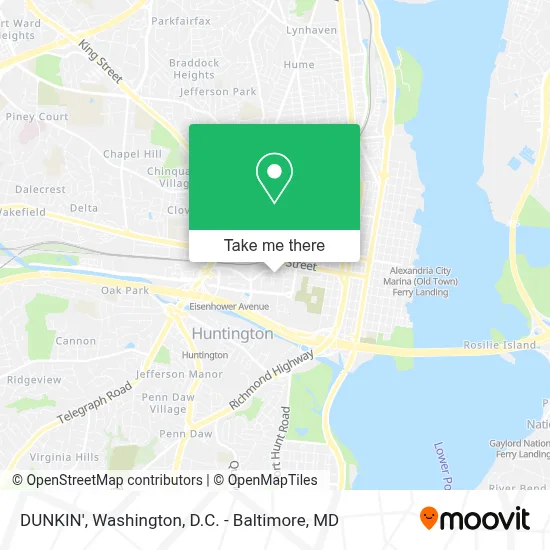 DUNKIN' map
