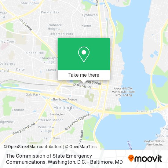 Mapa de The Commission of State Emergency Communications