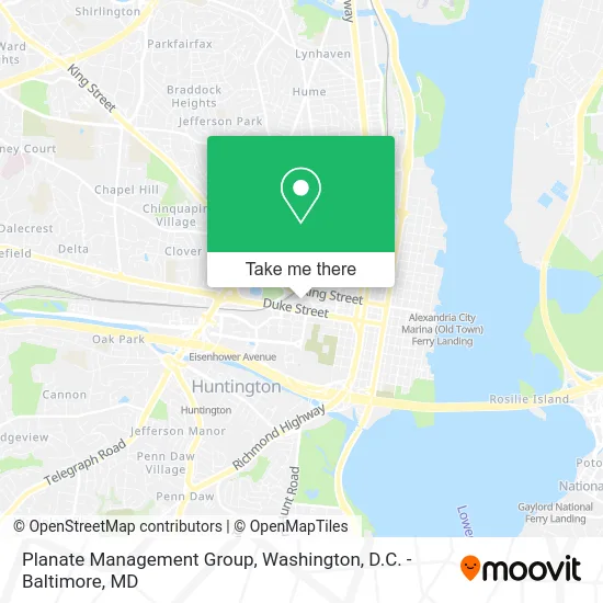 Planate Management Group map