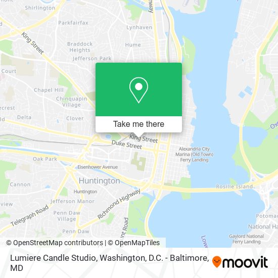 Mapa de Lumiere Candle Studio