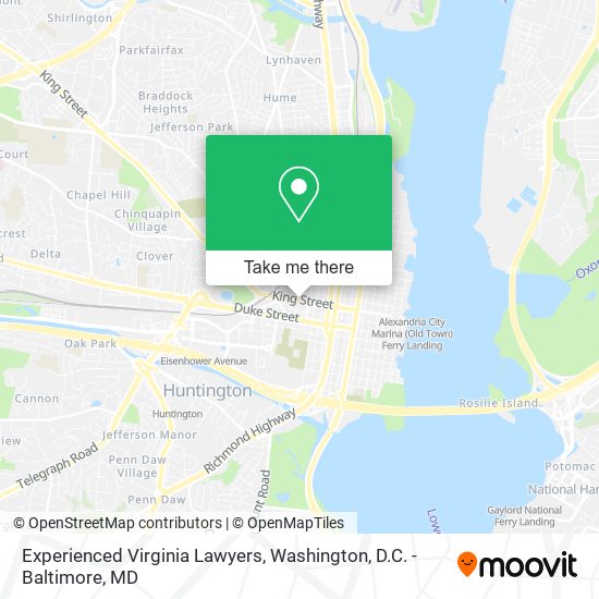 Experienced Virginia Lawyers map